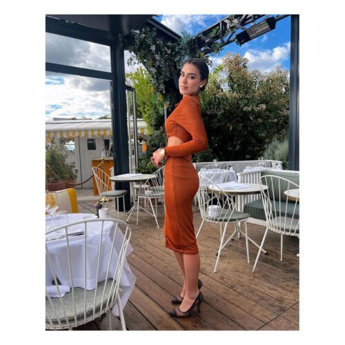 Bohemia Terracota Midi Dress - Image 3