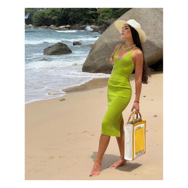 Acra Green Midi Dress
