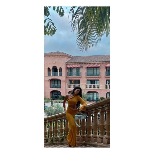 Aidna Mustard Dress - Image 3