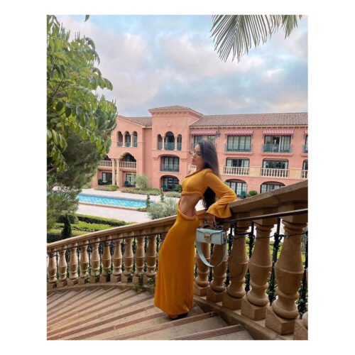 Aidna Mustard Dress - Image 4