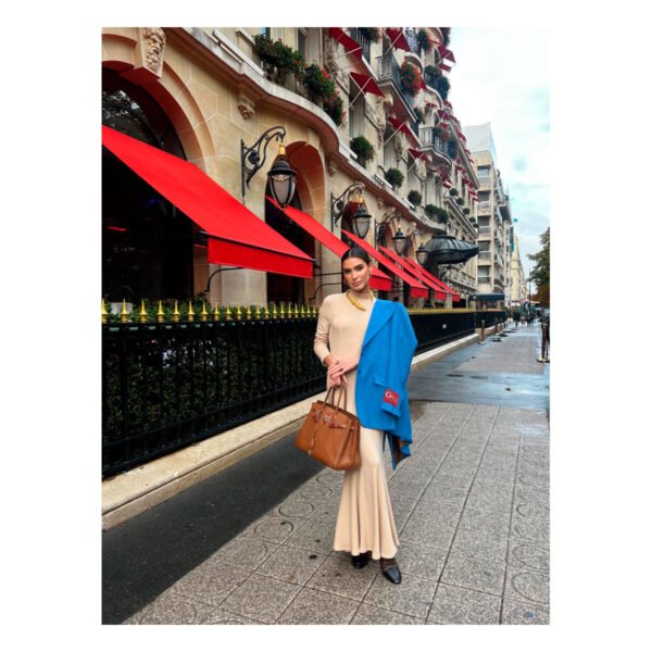 Beige Alizée Midi Dress - Image 5