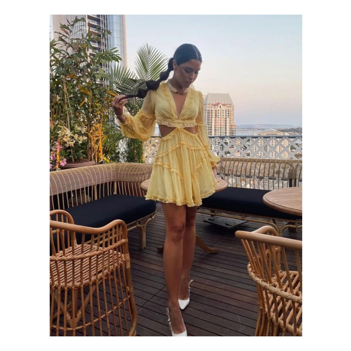Amazing Casual Yellow Dress