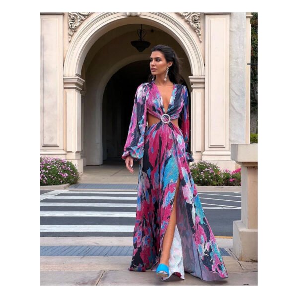 Anette Multi Colors Dress - Image 4