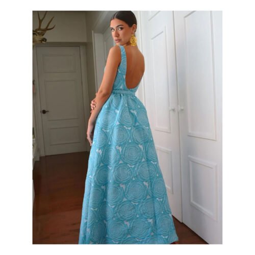 Badgley Blue Dress - Image 2