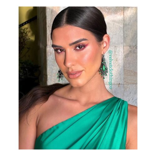 Bertina Satin Dress - Image 3