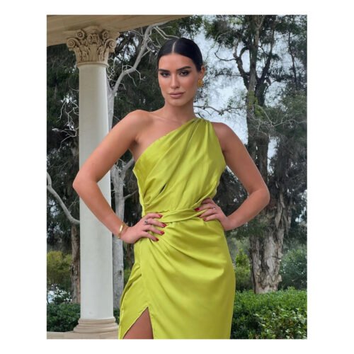 Bertina Satin Dress - Image 21