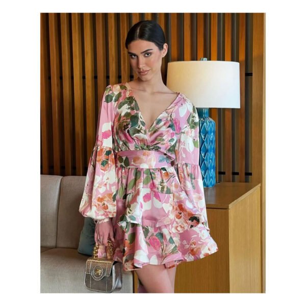Bombshell Floral Dress - Image 14