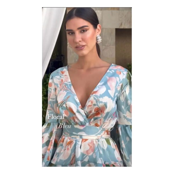 Bombshell Floral Dress - Image 11