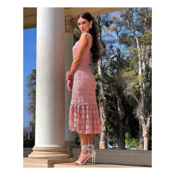 Carlin Lace Midi Dress - Image 3