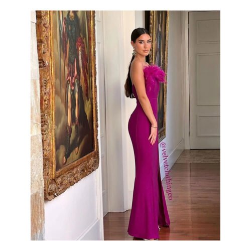 Feather  Dress - Image 11