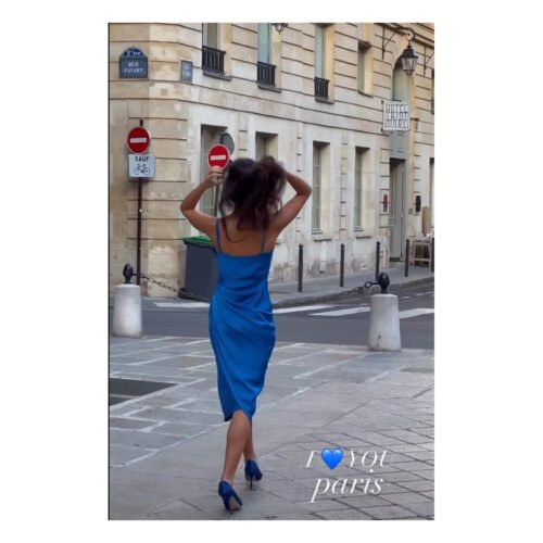 Florin Royal Blue Dress - Image 3
