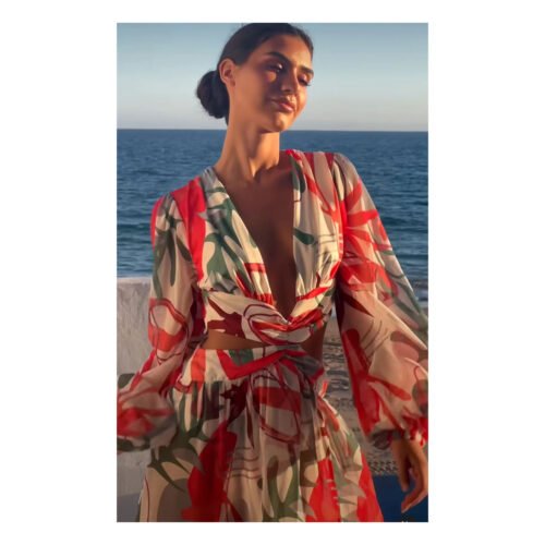 Gijon Red Dress - Image 2