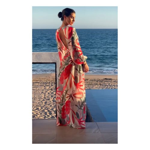 Gijon Red Dress - Image 4