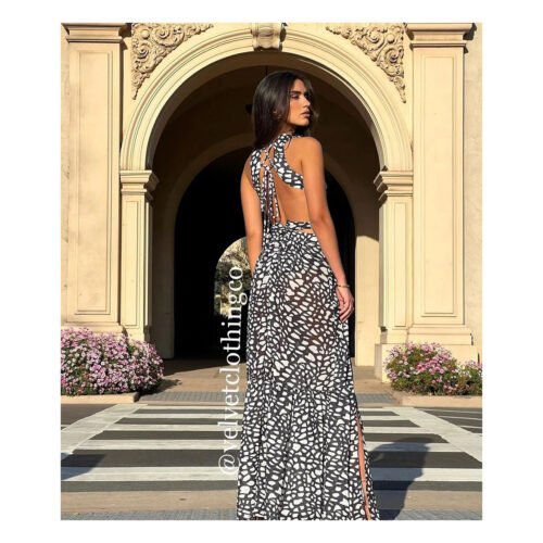 Jane Ivory Black Dress - Image 2