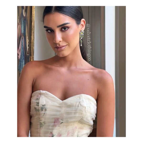Merrigold Gown Beige Dress - Image 3