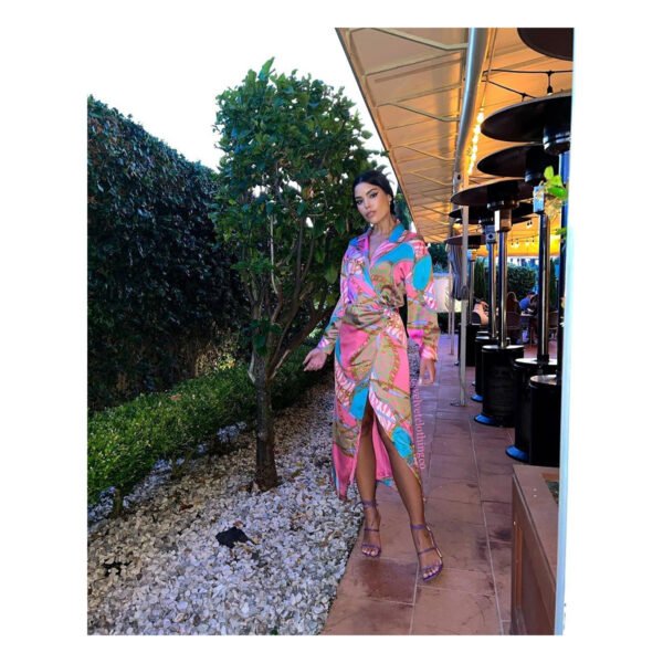 Midi Multicolor Morgana Dress