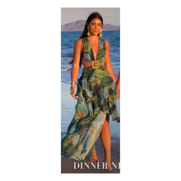 Santander Green Dress - Image 2