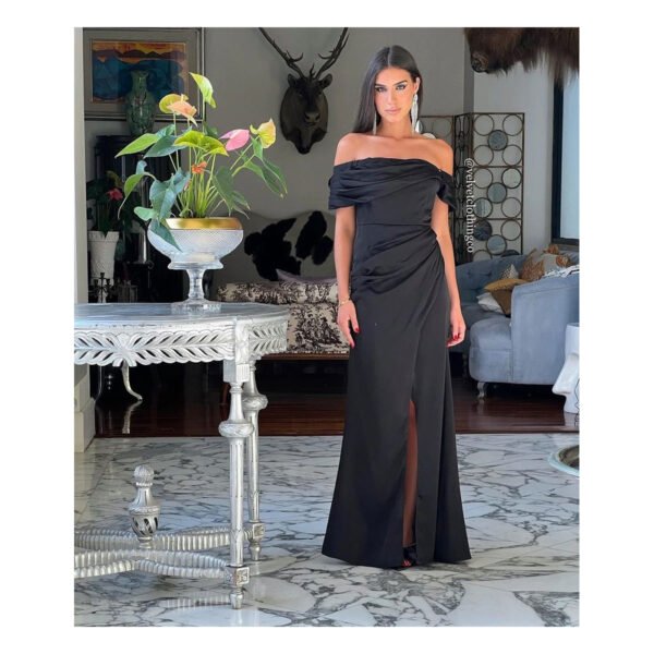 Zamora Black Dress - Image 3
