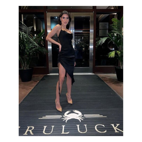 Little Asymetric Black Dress