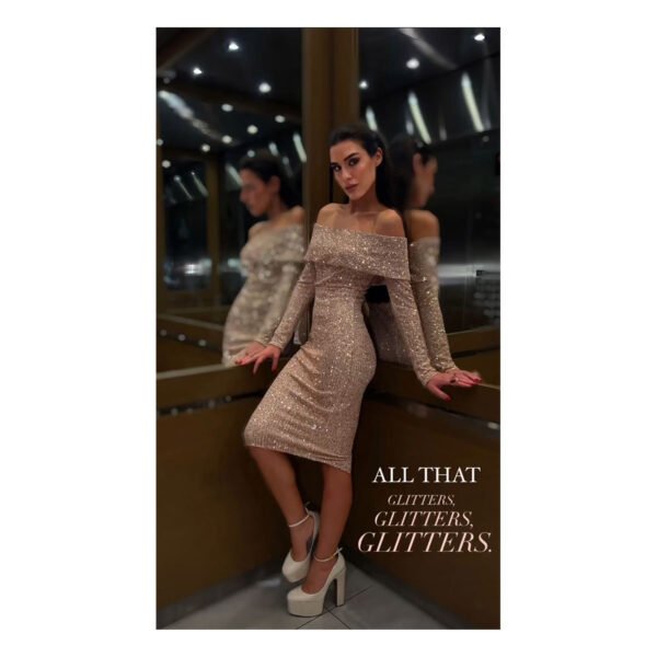 Ms Sparkle Midi Dress