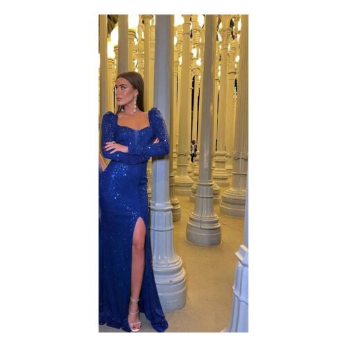 Rosalie Royal Blue Dress - Image 2