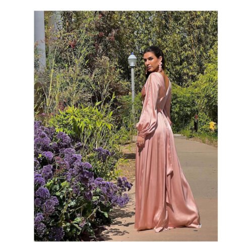 Tea Satin Dress - Image 3