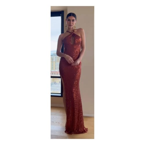 Viviane Terracota Dress - Image 2