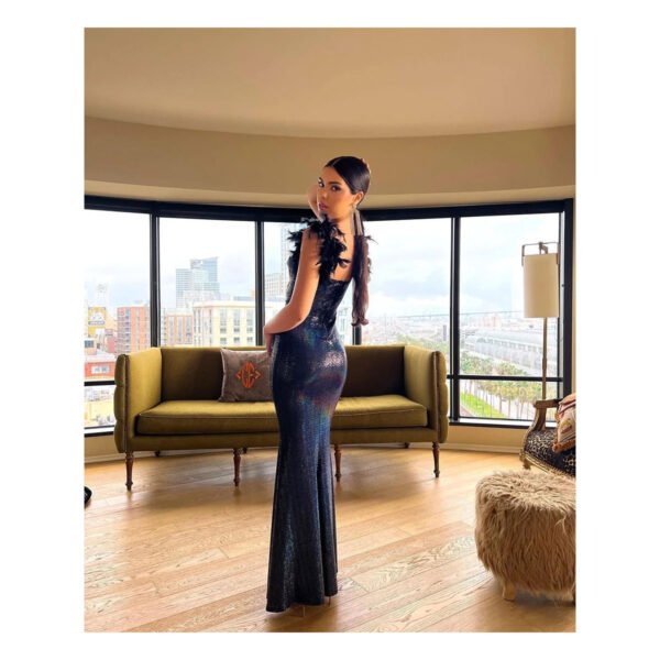 Alya Black Dress - Image 4