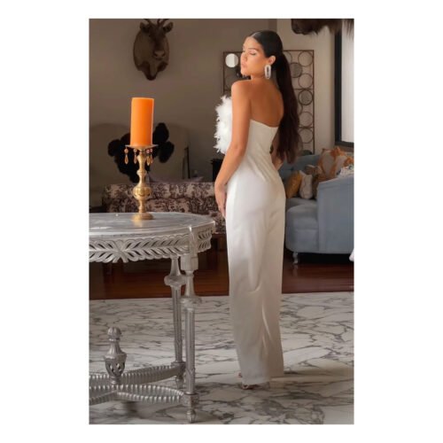 Girona White Jumpsuit - Image 2