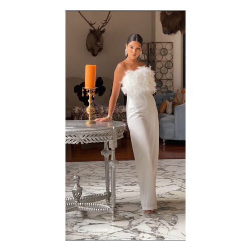 Girona White Jumpsuit