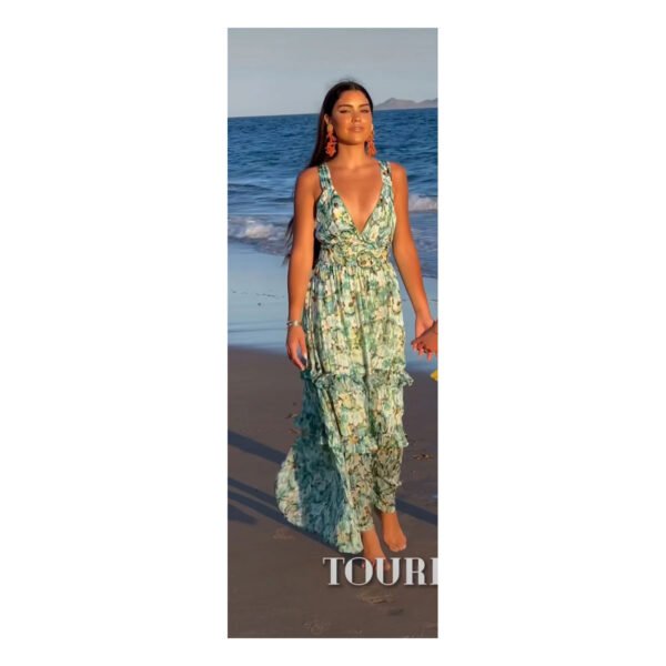 Lugo Green Dress - Image 2