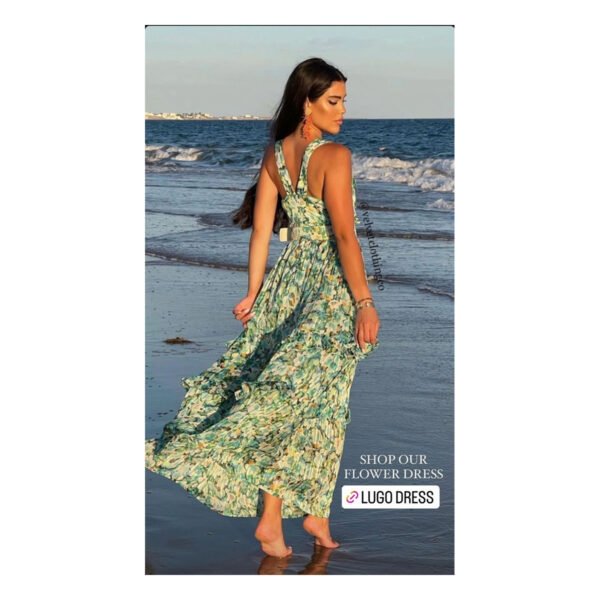 Lugo Green Dress - Image 3