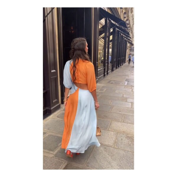 Noella Pink-Blue Dress - Image 2