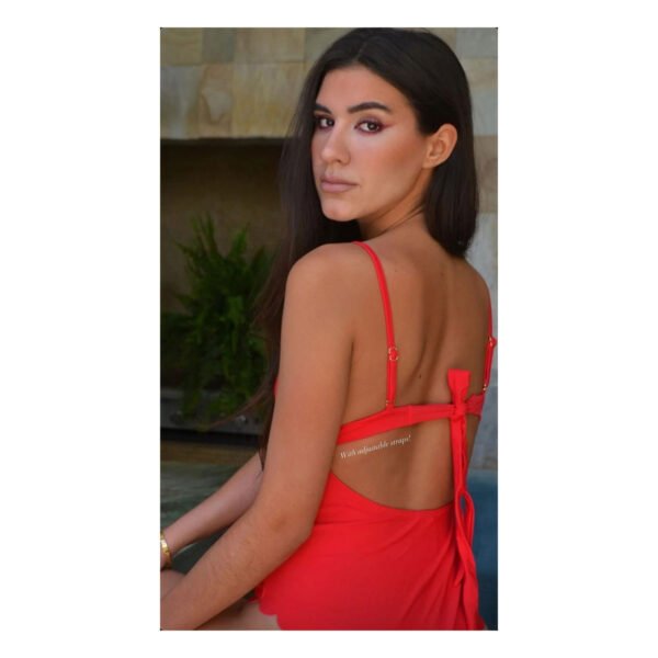 Banne One Piece Red Swimsuit - Image 2