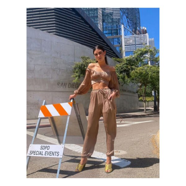 Brunella Taupe Pants