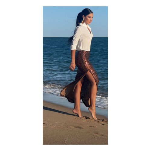Guadalupe Bronze Skirt - Image 2