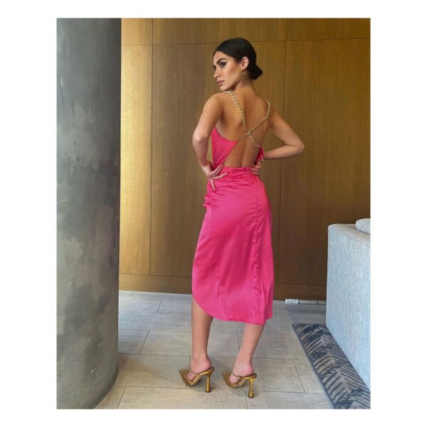 Chain Midi Dress - Image 3