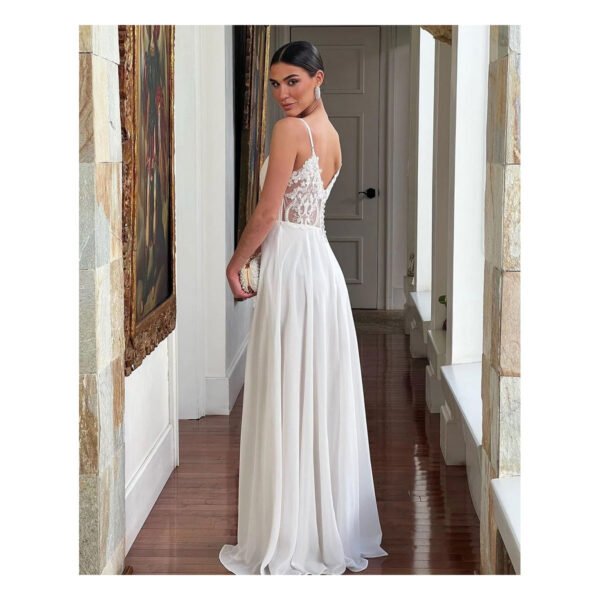 Irene White Dress - Image 2