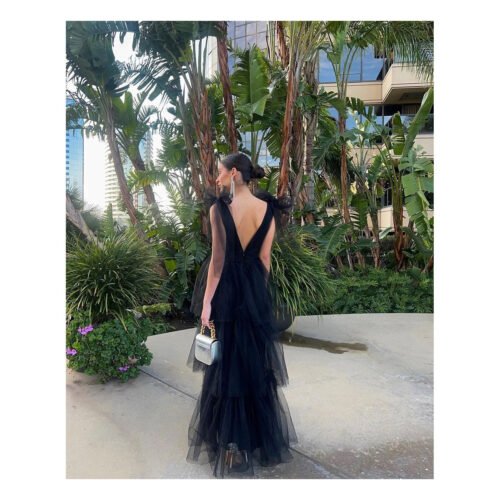 Lena Black Dress - Image 2