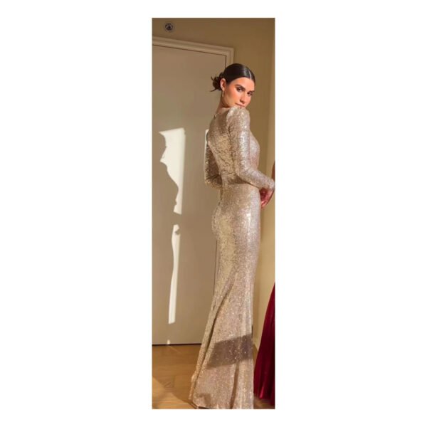 Luna Champange Dress - Image 2