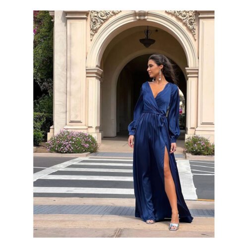 Tea Satin Dress - Image 7
