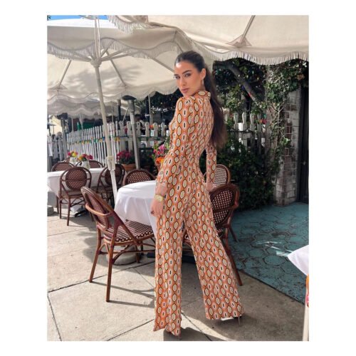 Ximena Orange Jumpsuit - Image 2
