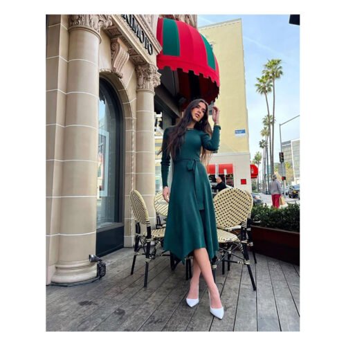 Zalma Green Dress - Image 2