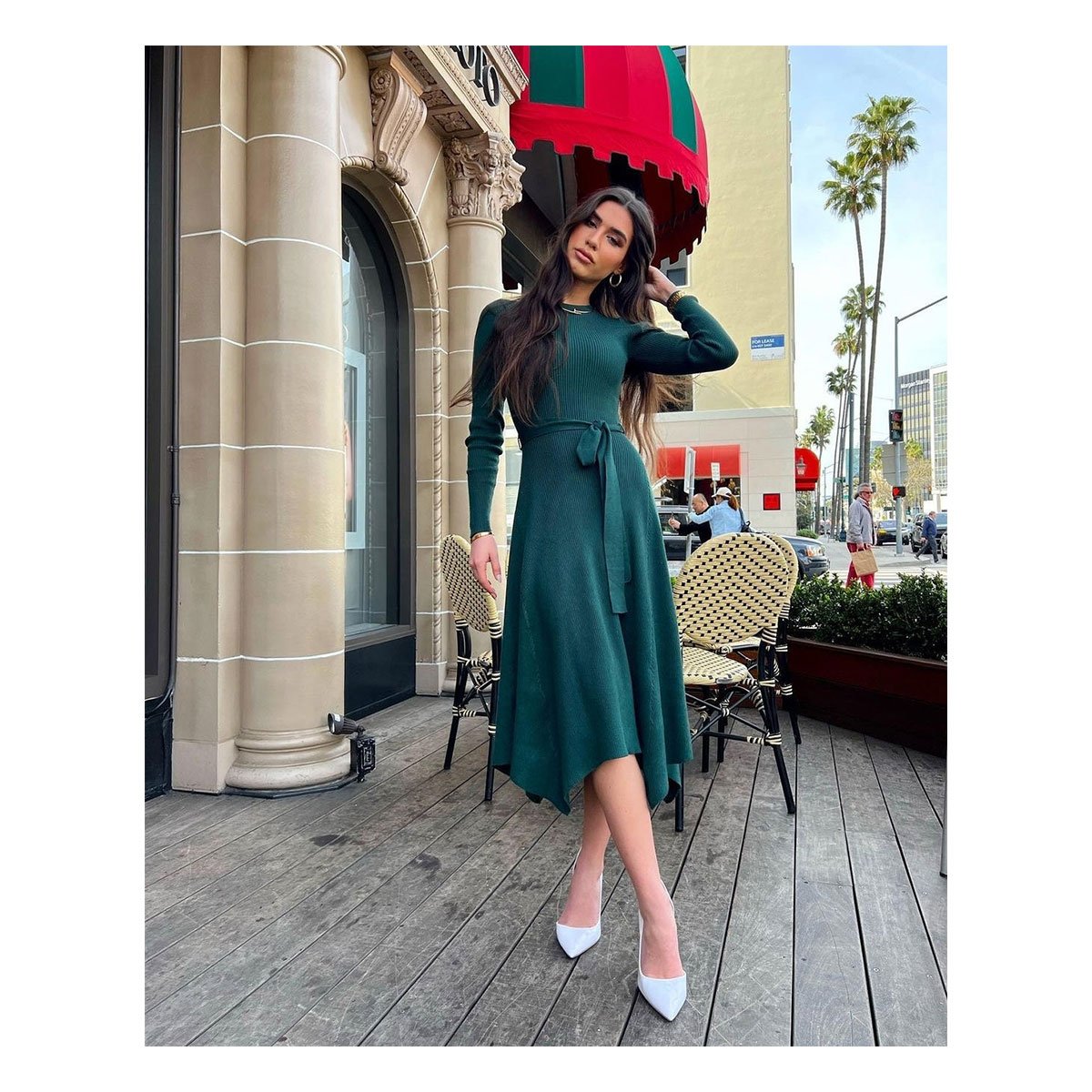 Zalma Green Dress