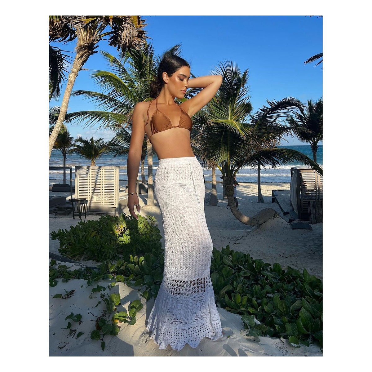 Adriana White Skirt
