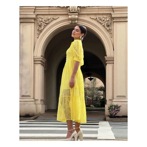 Gia Yellow Dress - Image 3