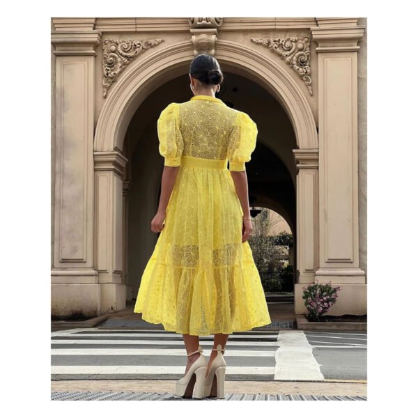 Gia Yellow Dress - Image 4