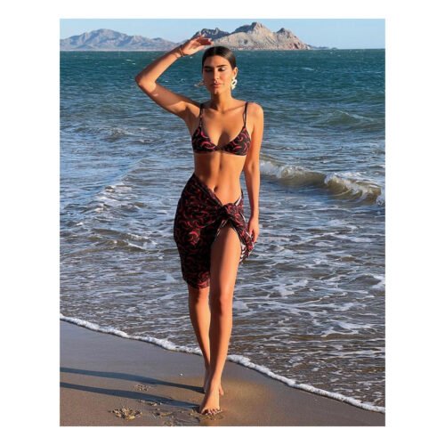 Marella Black & Red Bikini Set