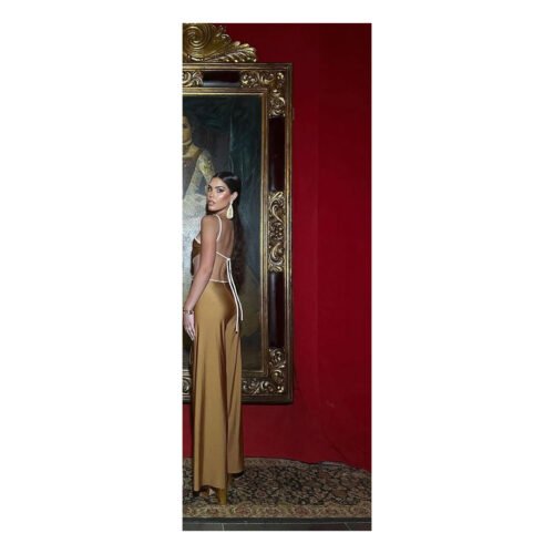 Silvia Golden Jumpsuit - Image 3