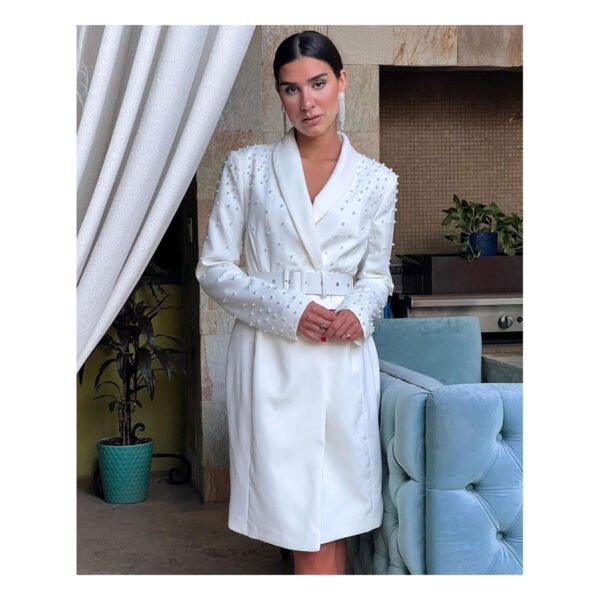 Tulip Perl White Dress - Image 2